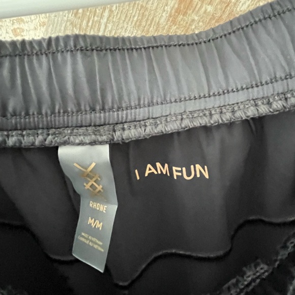 Rhône Men’s Black Athletic Track Pants size Medium - New With Tags - Picture 2 of 8